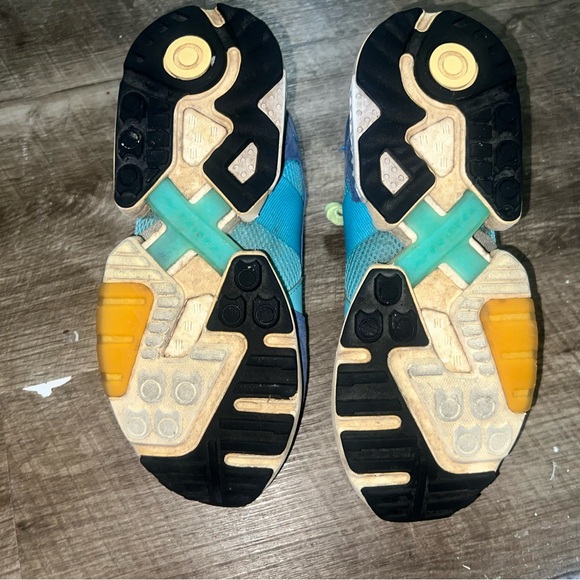 ADIDAS TORSION LIMITED EDITION MENS SIZE 10 CYAN SHOES - Picture 4 of 8